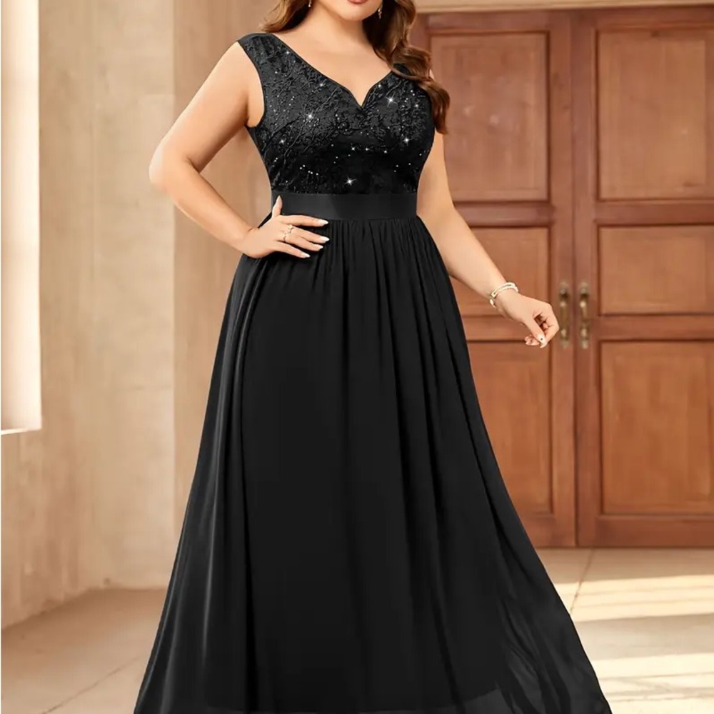 Elegant Black Evening Gown